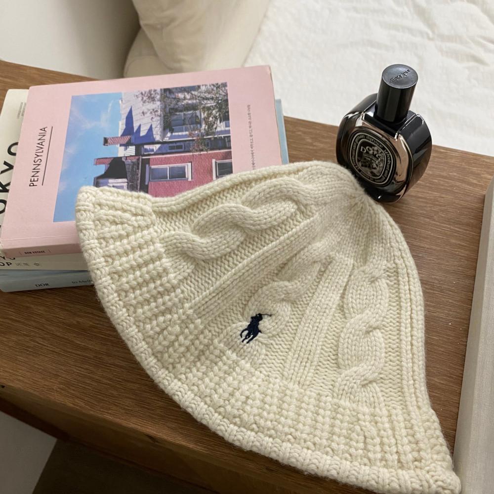 23FW국내백화점)폴로랄프로렌 울 캐시미어 케이블 니트 버킷햇(2컬러)