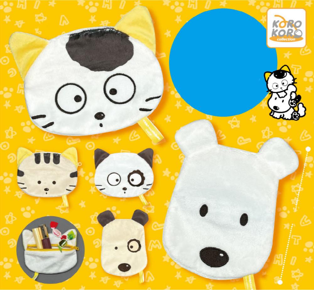 타마프렌즈 떴다방울이 지퍼형 파우치 가챠 캡슐토이 타마 토라