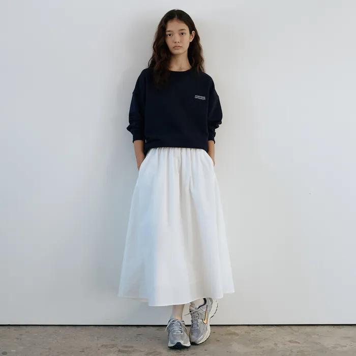 [주리 착용] Shirring flare band skirt_3colors