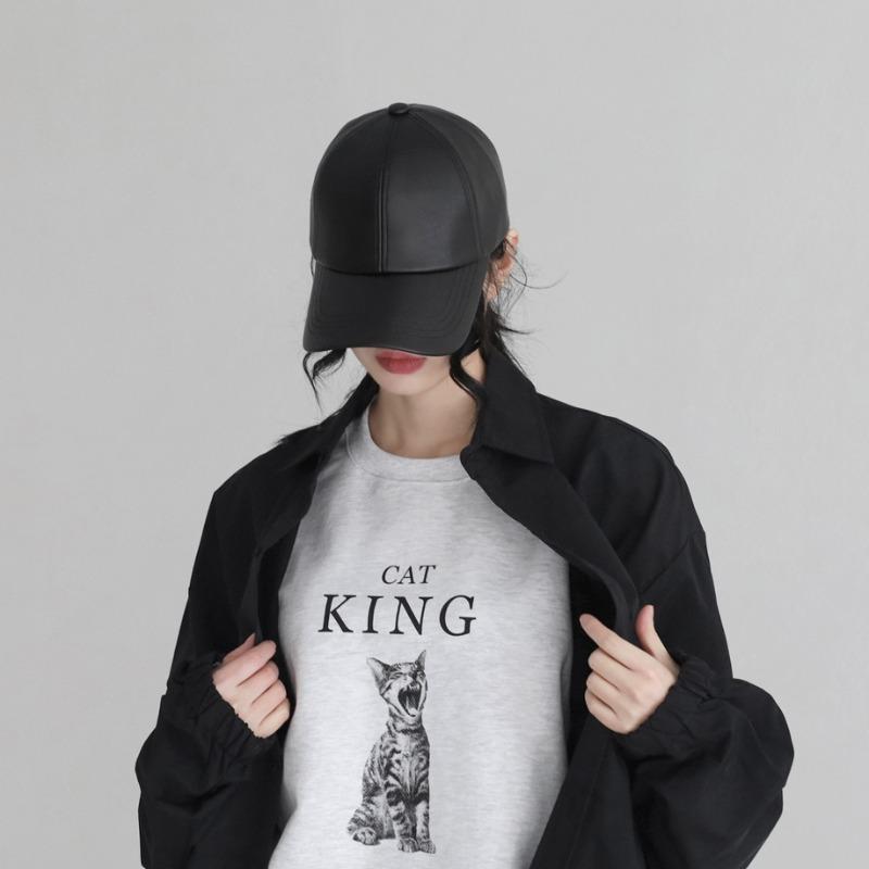 스테이 레더 볼캡