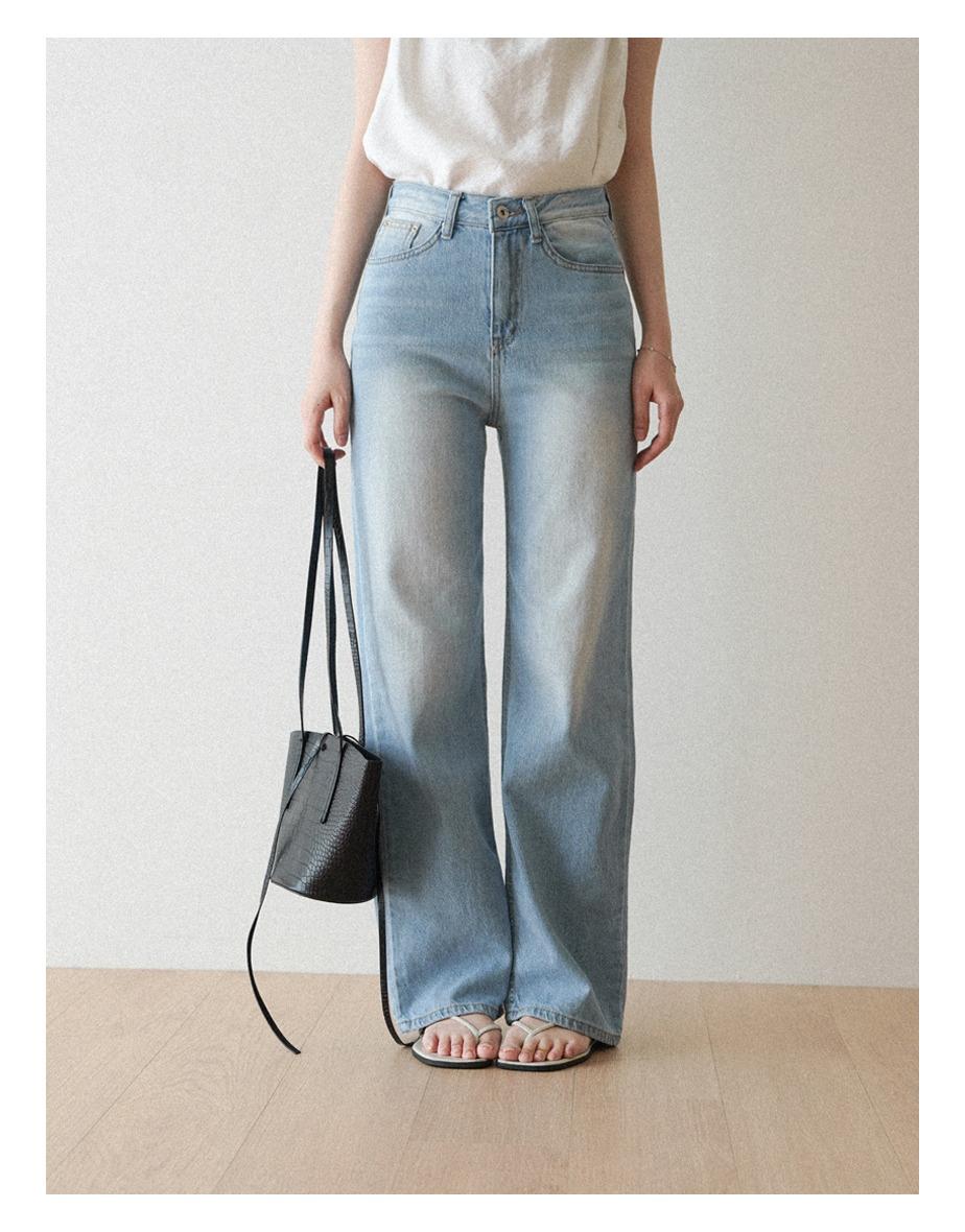 이든 스트레이트 데님 [라이트블루]