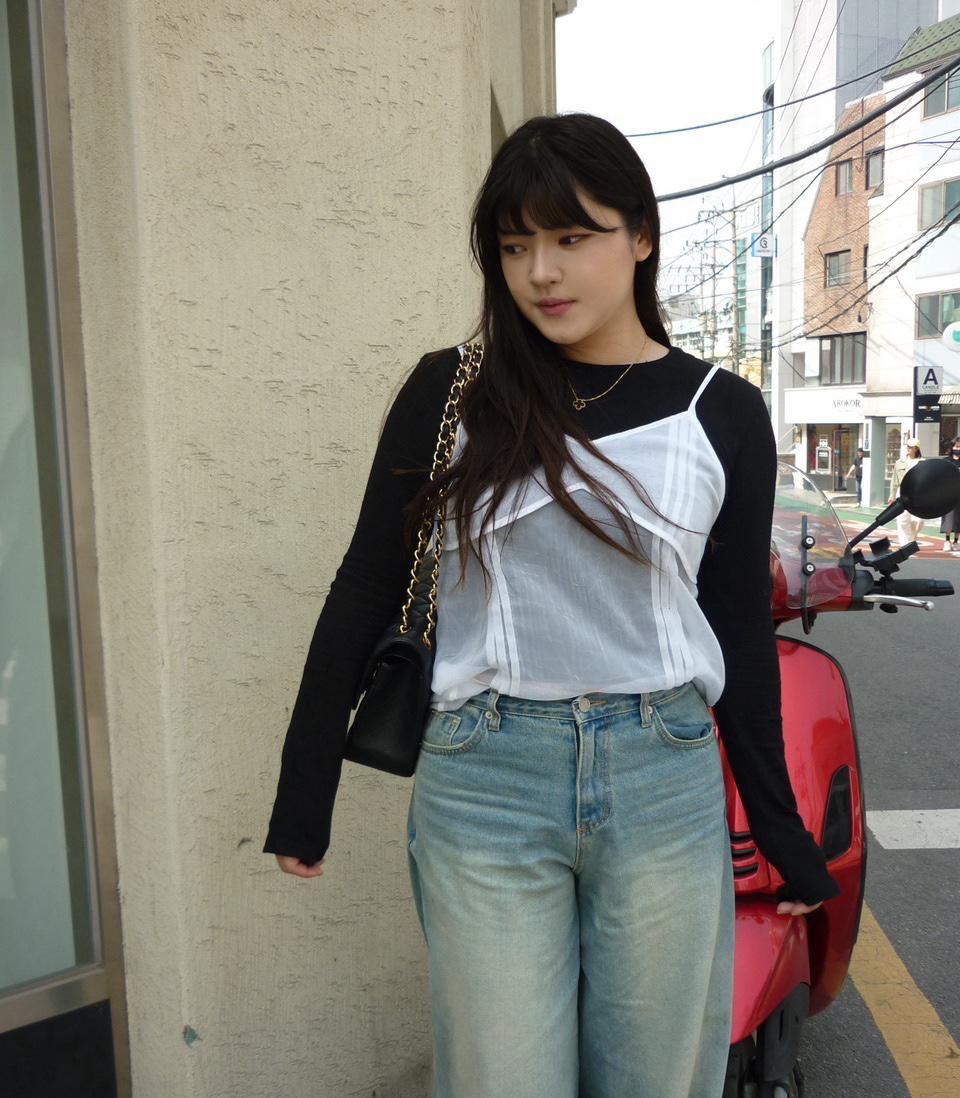 하이오하이 에센트 롱슬리브 [Bk]