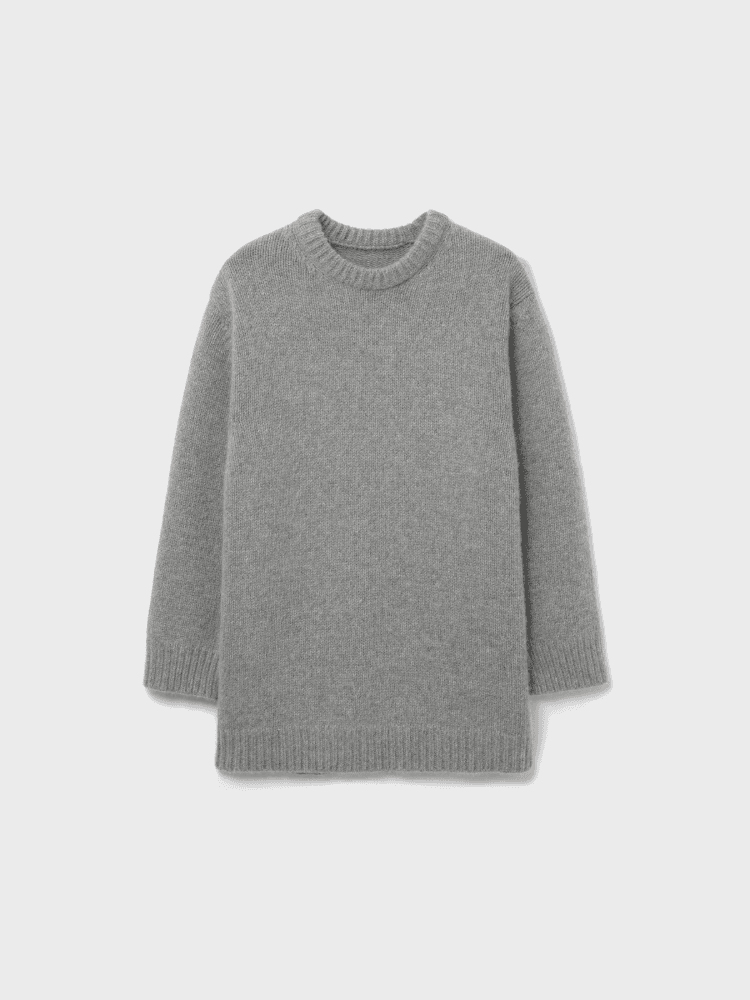 Anemone Camel  Long Knit [Grey]