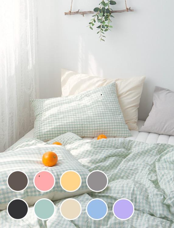 데이데이 워싱체크 차렵이불 9color