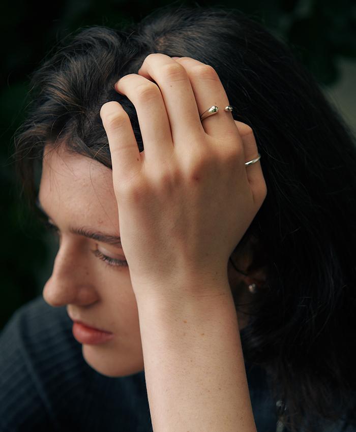 [당일출고][29차 리오더][925 silver] Cinq.silver.58 / ouvert ring