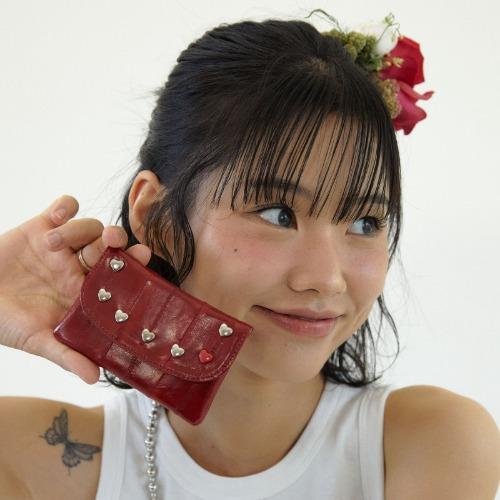 Simple card holder LOVE 심플카드홀더 러브 (레드)