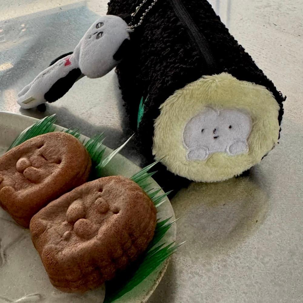 수심 페이보릿 삼각김밥 파우치 필통 유니크 선물