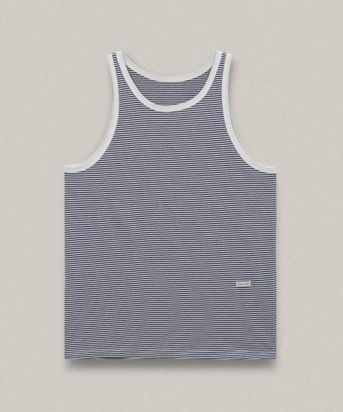 Rayures Sleeve T-shirt Navy