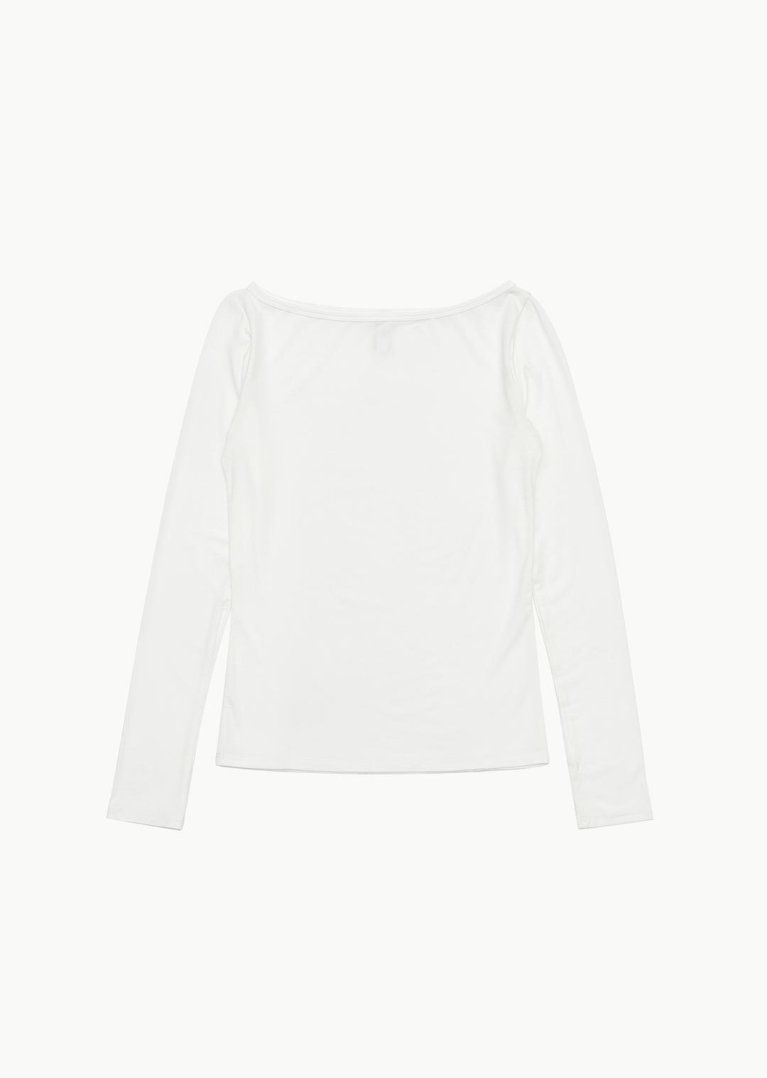 recline bateau long sleeve	, natural