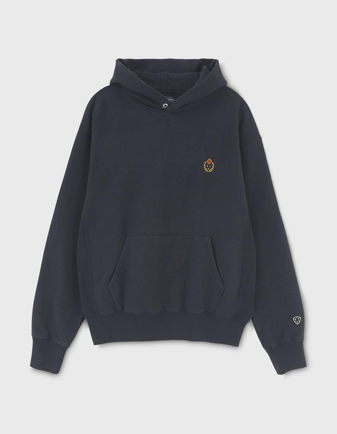 CREST 221 REVERSE HOODIE / Charcoal