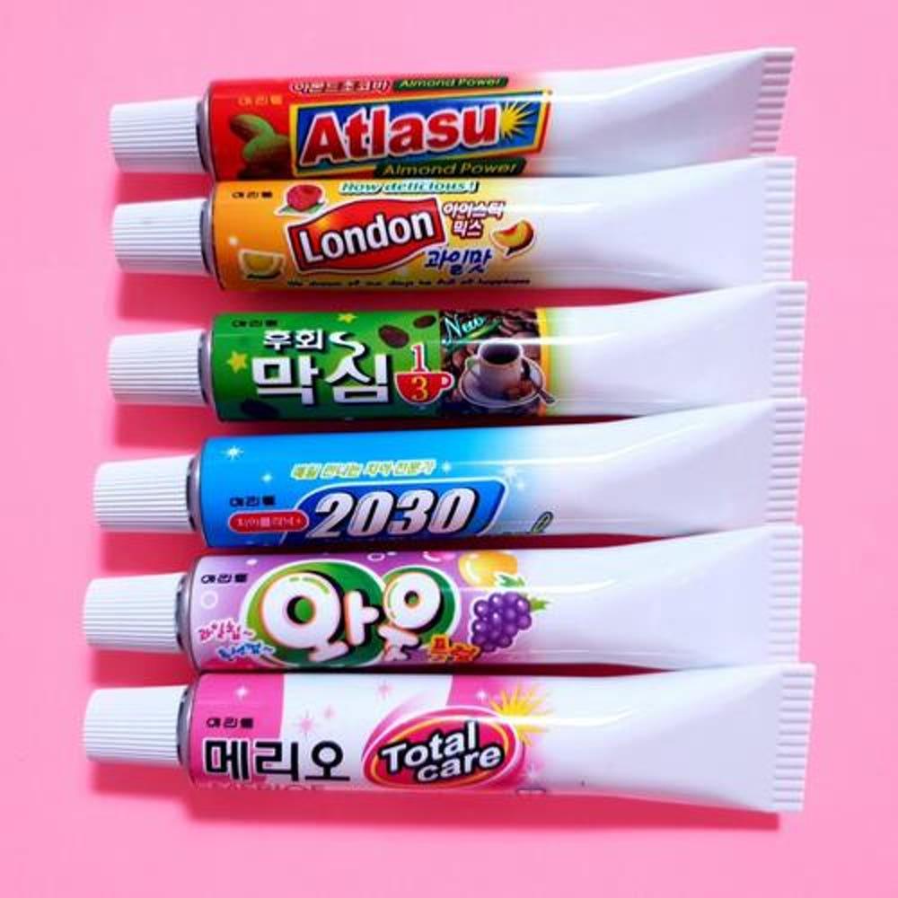 [고전문구/완구] 빈티지 음료수 껌 과자 치약 패러디 볼펜