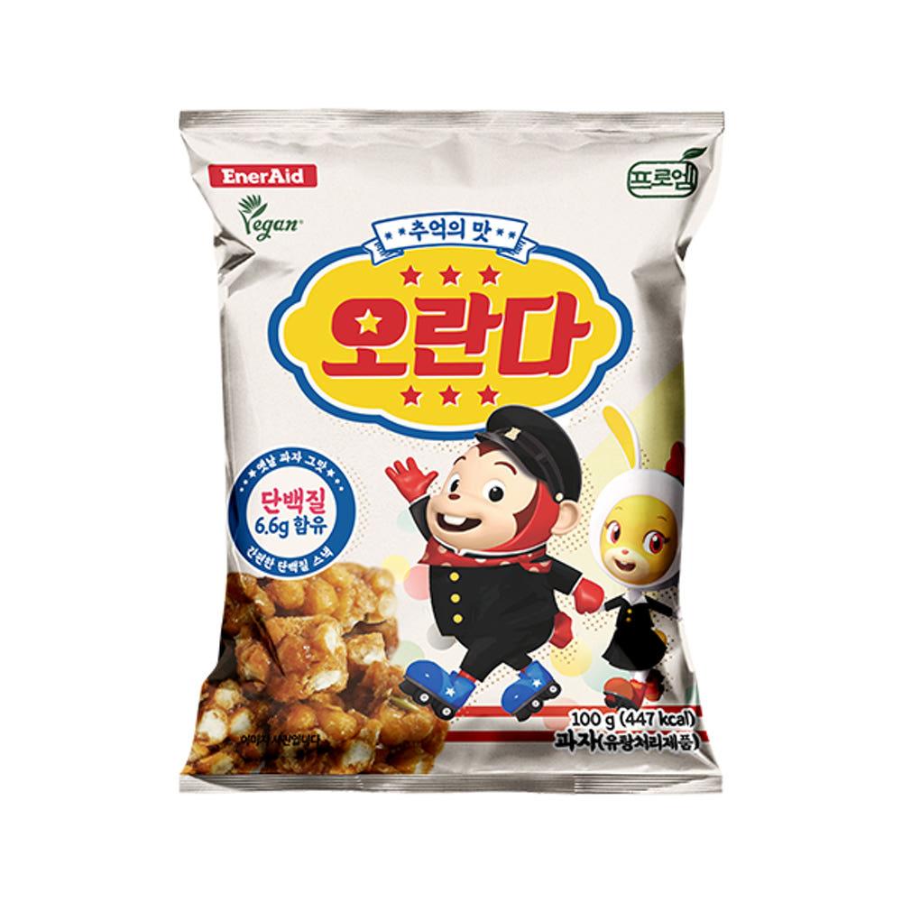 프로엠 에너에이드 비건 단백질 오란다 스낵 100g x 18개