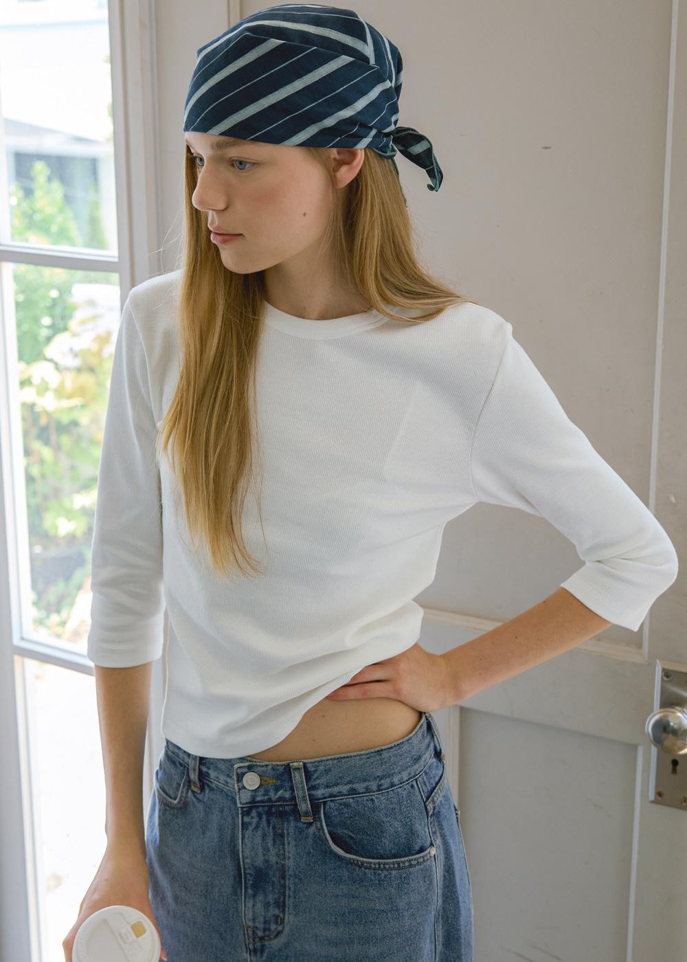 [2차] 3/4 sleeve t-shirt (5colors)