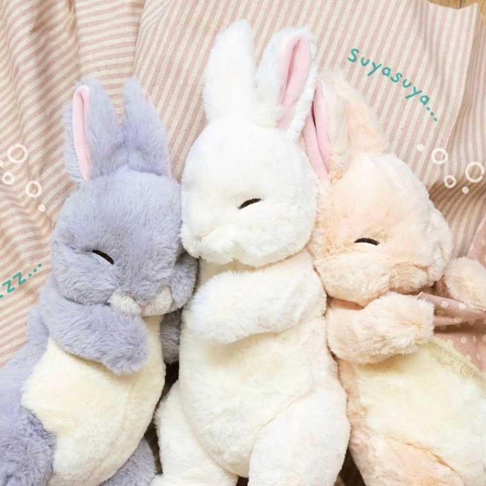 [선레몬 공식] 무릎인형 잠자는 쓰야쓰야 토끼 인형 애착토끼 봉제 인형