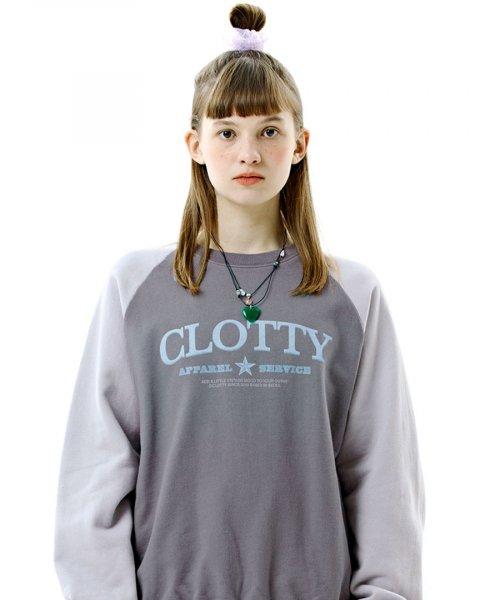 RAGLAN SWEAT-SHIRT GREY(CY2CSFM446A)