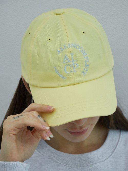 라운드 로고 볼캡 (레몬)