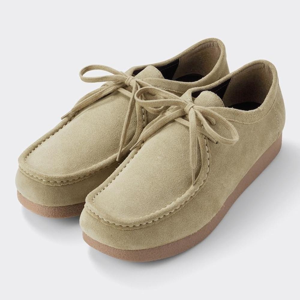 GU 지유 리얼 레더 모카신 신발 유니섹스 347372