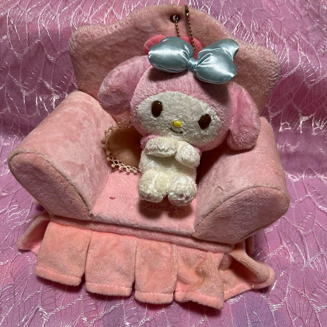 レトロ☆マイメロ ぬいぐるみ付き アクセサリーボックス ソファー型