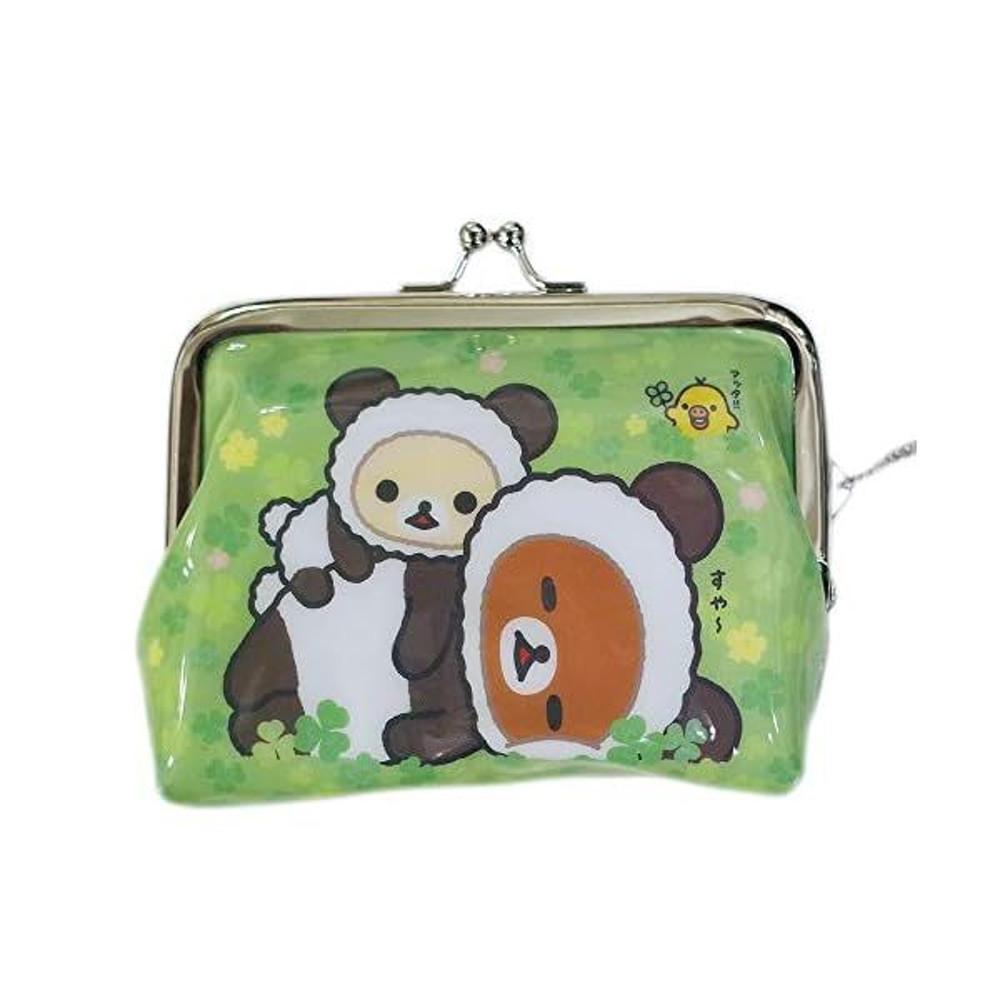 리락쿠마 판다 코스튬 귀여운 곰돌이 미니 동전지갑 파우치