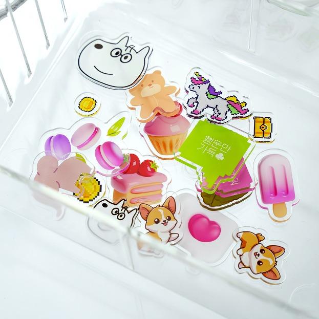 아크릴파츠 미니아크릴 쉐이커 데코 파츠