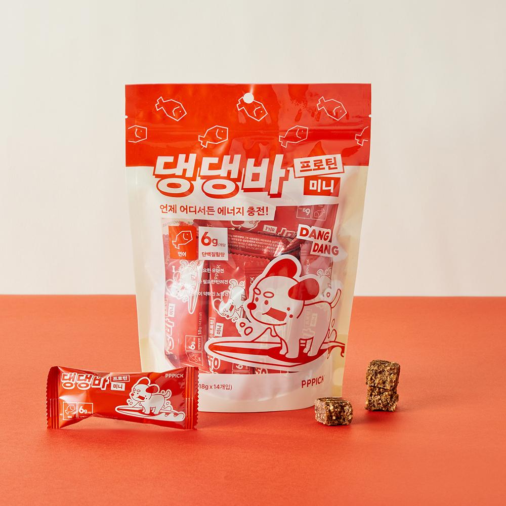 [NEW신상][무료배송] 피피픽 독 댕댕바 프로틴 미니 연어 14p