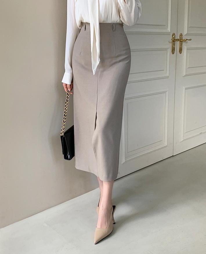 더제이수 라엘린 벨트 스커트