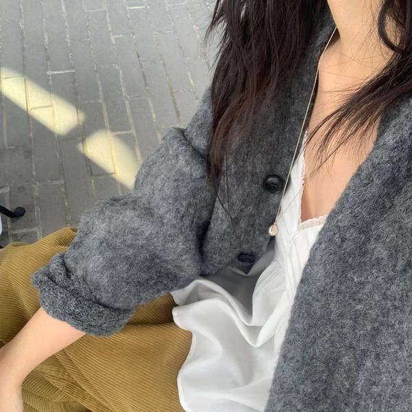 Mug brush cardigan