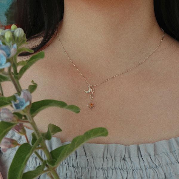 Moon&Star necklcace