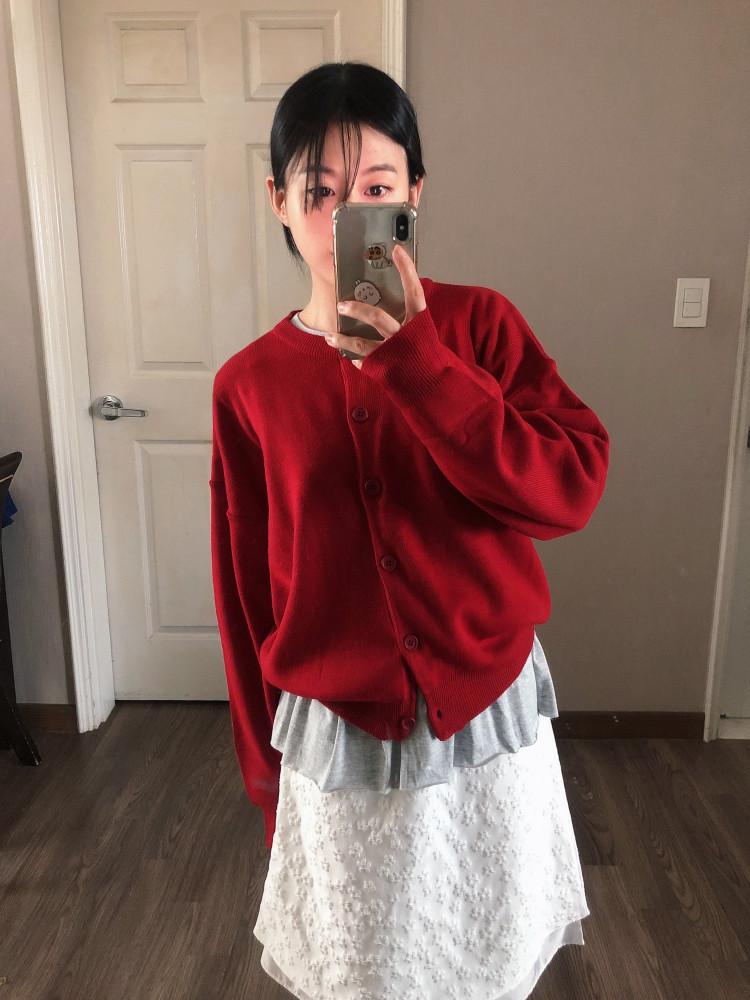 모즈 루즈핏 데일리 가디건(4colors)