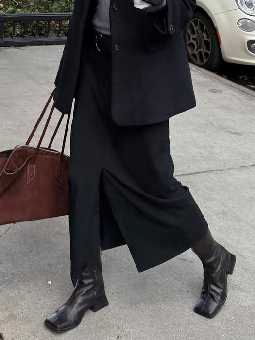 클래식 맥시스커트 블랙 OU1787