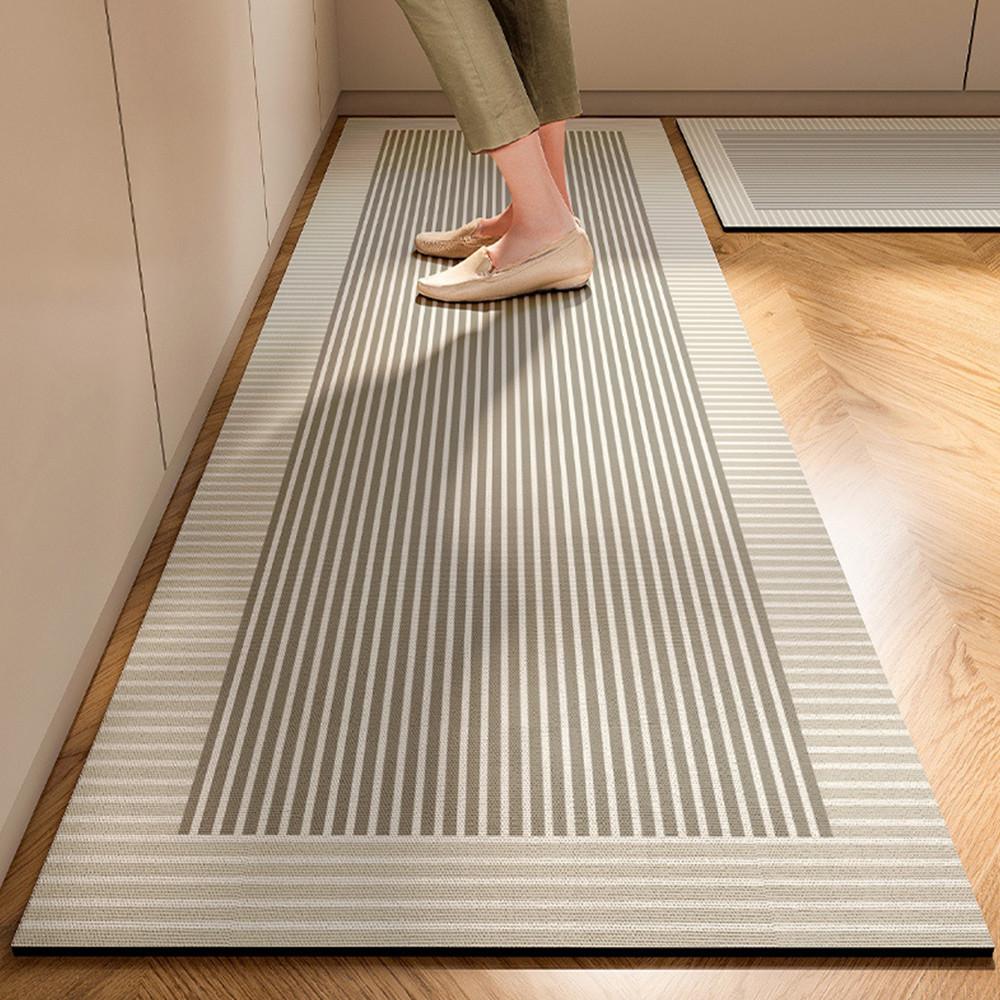 베이지 규조토 주방매트 스퀘어 주방 부엌 발매트 대형 싱크대 욕실 화장실 60x40