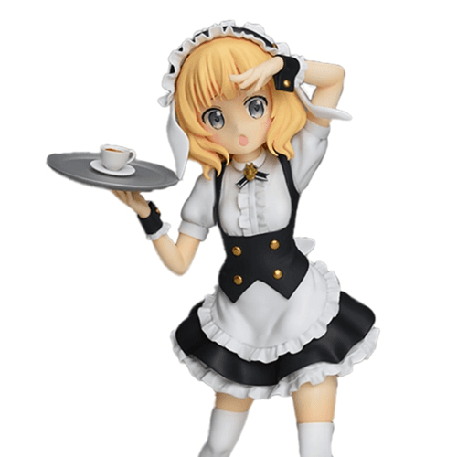 [20251120-007] [개봉][파손] 세가 (SEGA) 주문은 토끼입니까 BLOOM 프리미엄 피규어 샤로 (플뢰르 유니폼ver.)