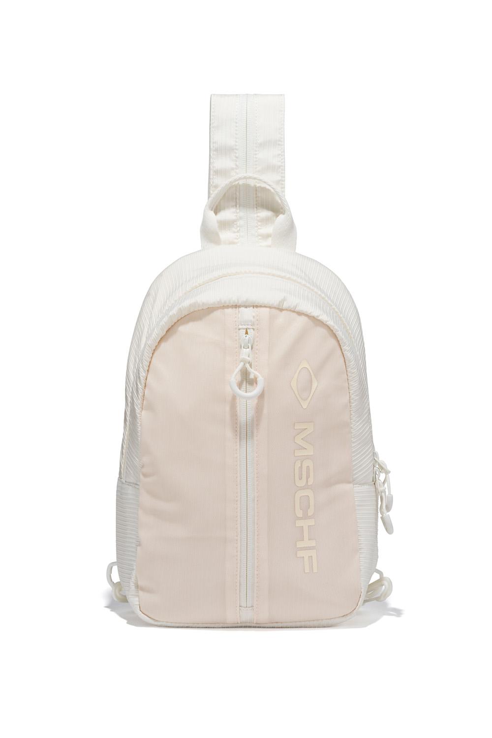 [예약발송] TWO-WAY MESH SLING BAG_CREAM