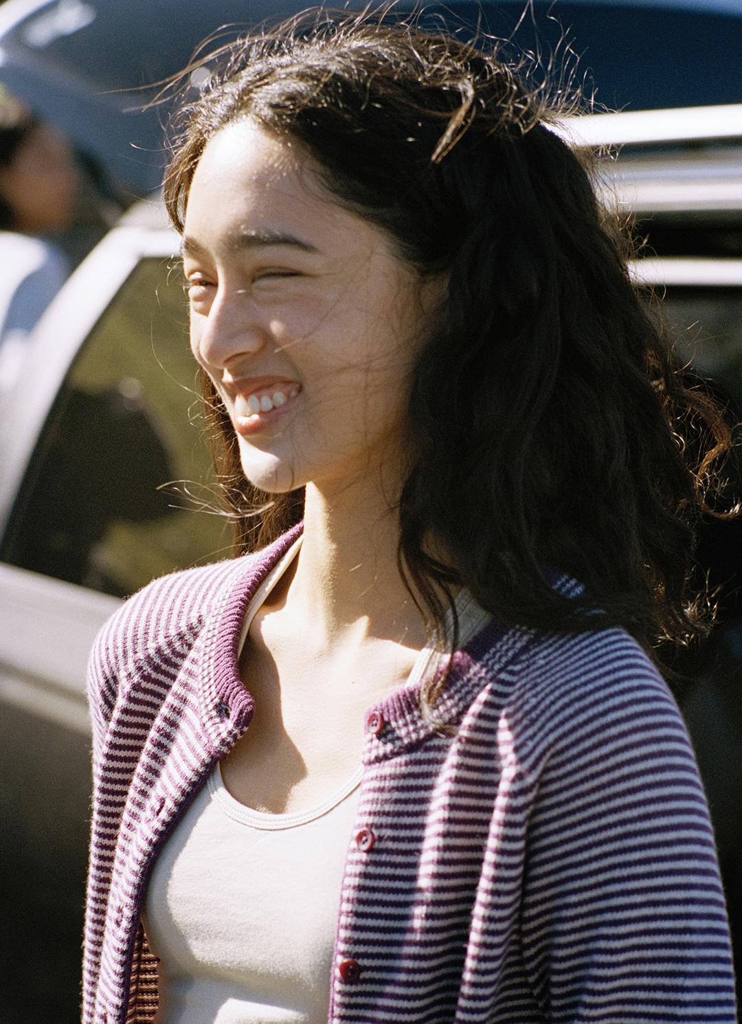 Petite cardigan_Purple Multi