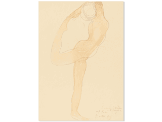 DANCING FIGURE 1905 BY AUGUSTE RODIN (액자포함)