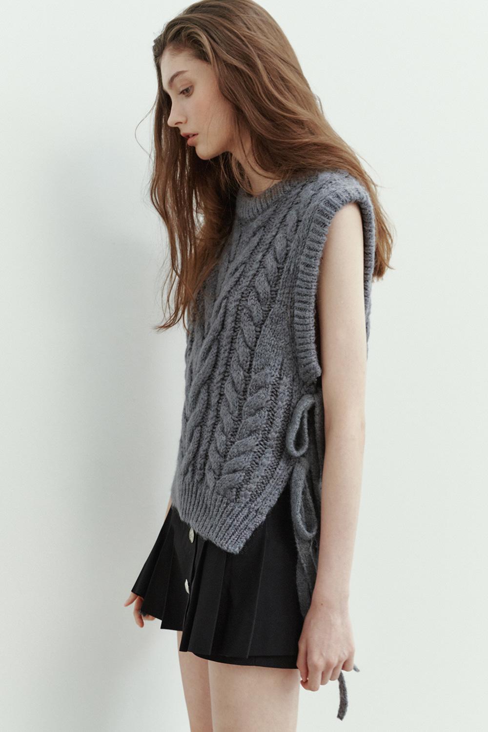 MOHAIR TWISTED KNIT_TT3W301GY