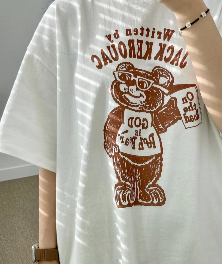 [2COLOR]잭 곰돌이 베어 반팔티셔츠