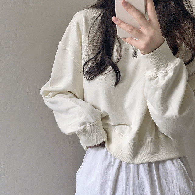 (6color)마가렛 아방핏 맨투맨