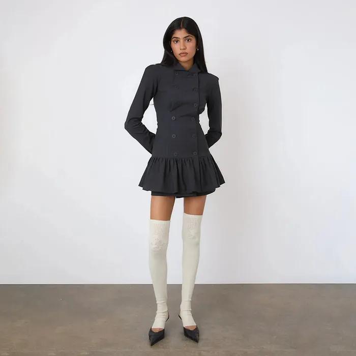 (W) The Romy Dress (Onyx)