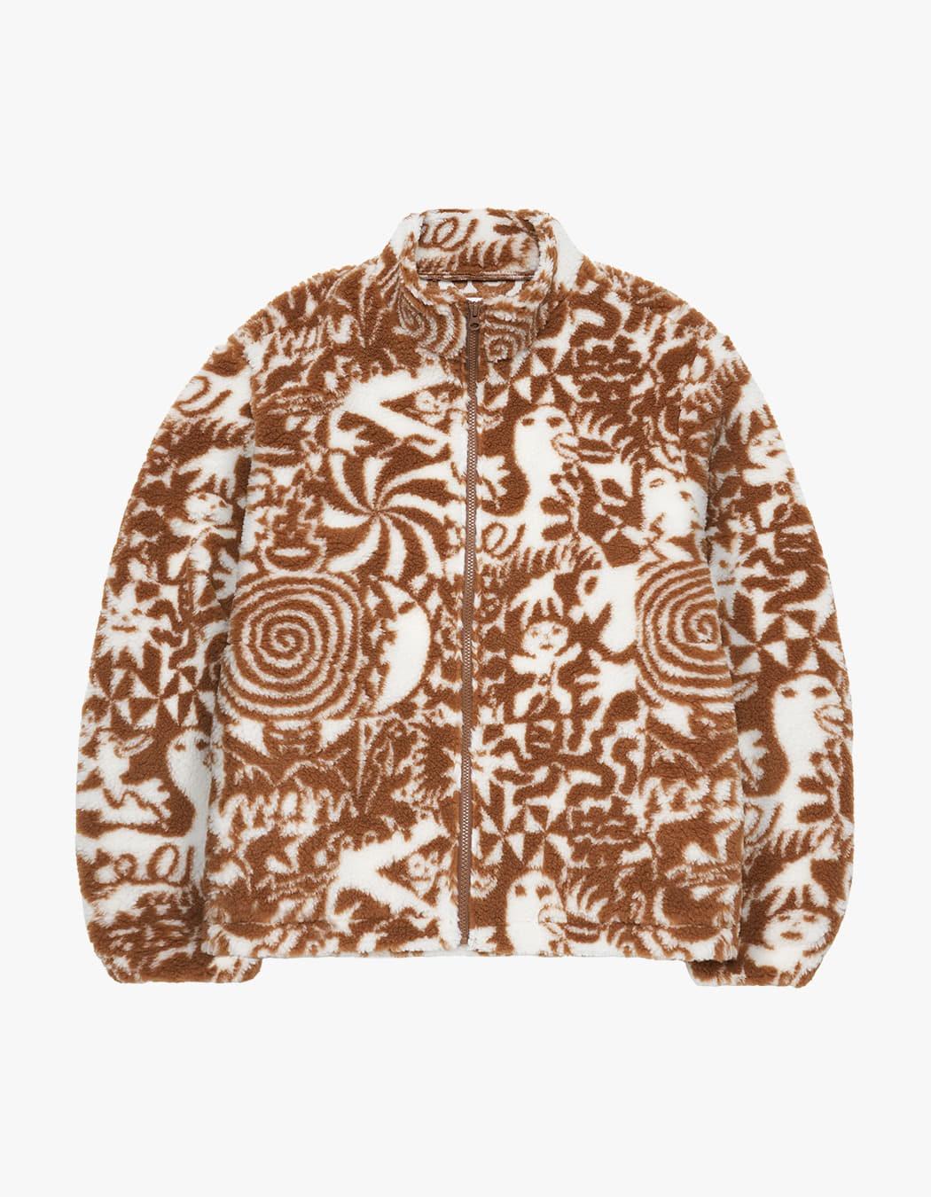 Full of Love Fleece Jacket - Beige