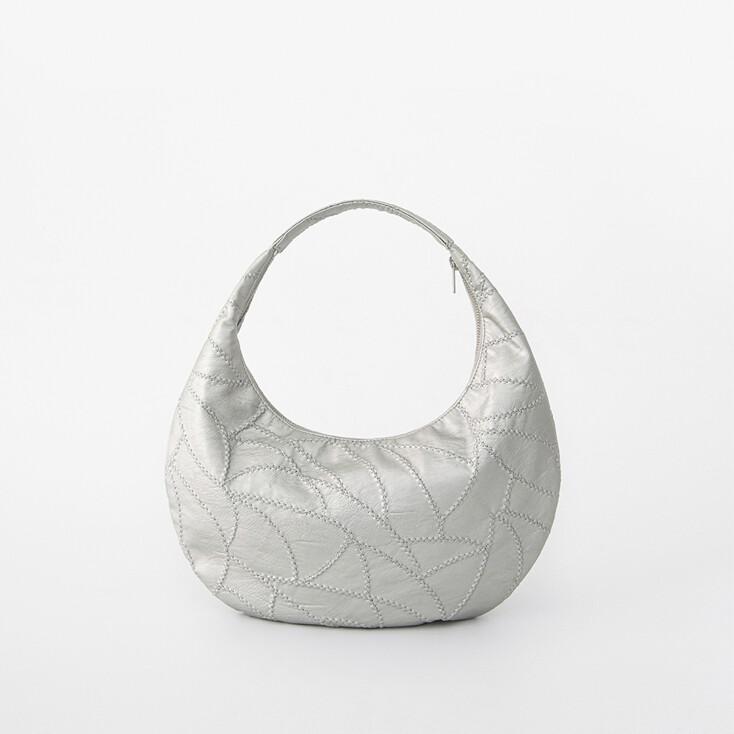 [6월 재입고] PATCHWORK HOBO BAG SILVER