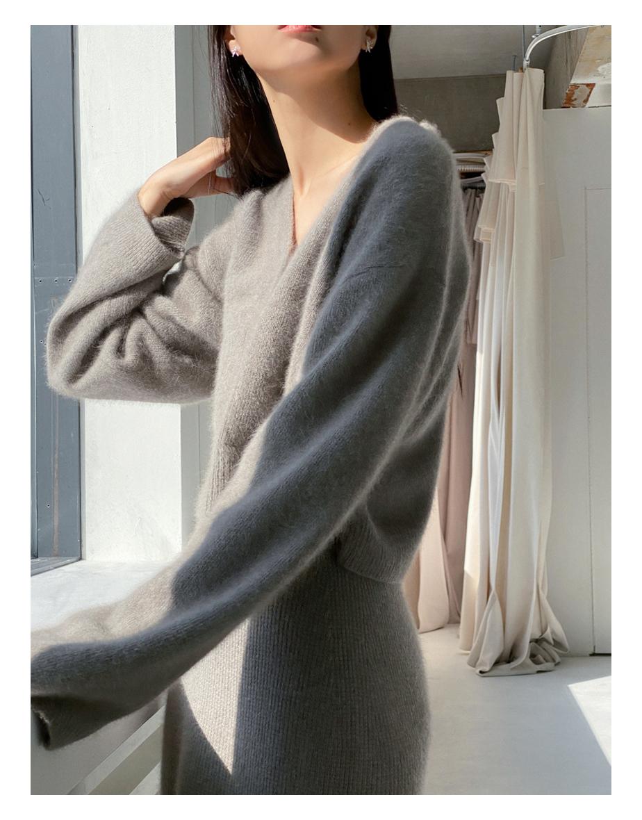 [마지막 수량] uur Sunshower raccoon cardigan [french gray]