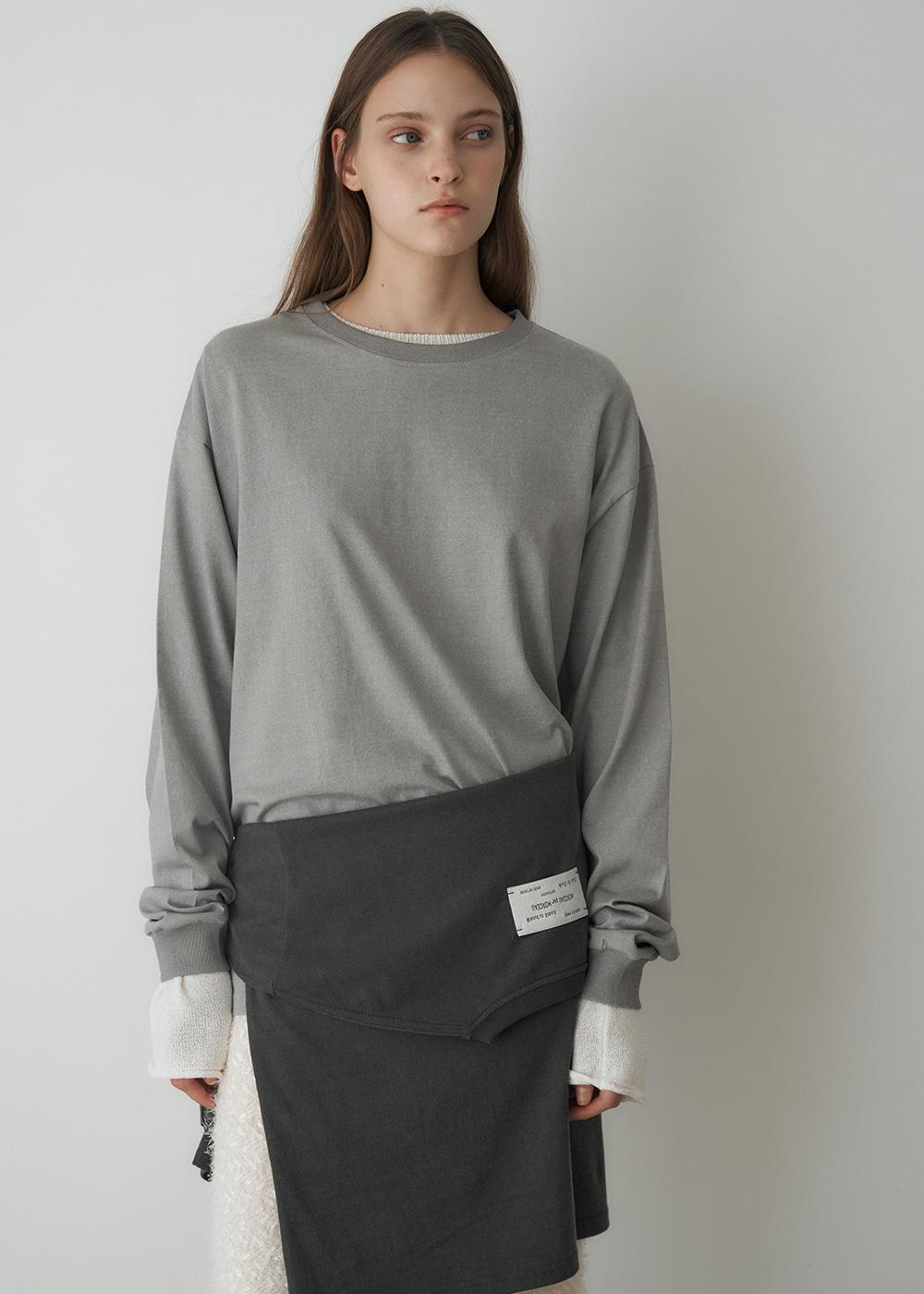 Pigment Oversize T-Shirt (Light gray)