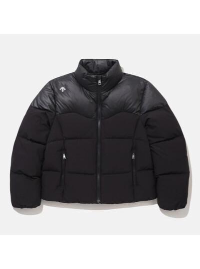 데상트패딩 TQT SP422SDJO5-BLK 여성 숏 푸퍼 덕다운 패딩 자켓 / BLACK