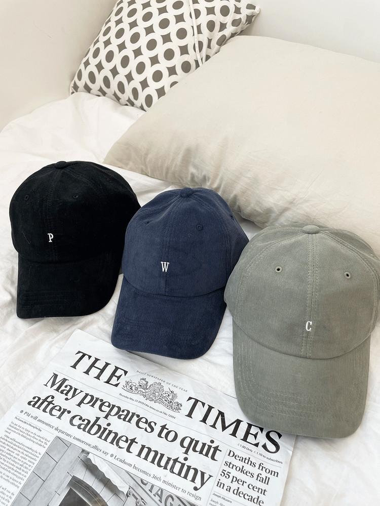 미니 이니셜 잔골덴 볼캡 데일리 캐쥬얼모자