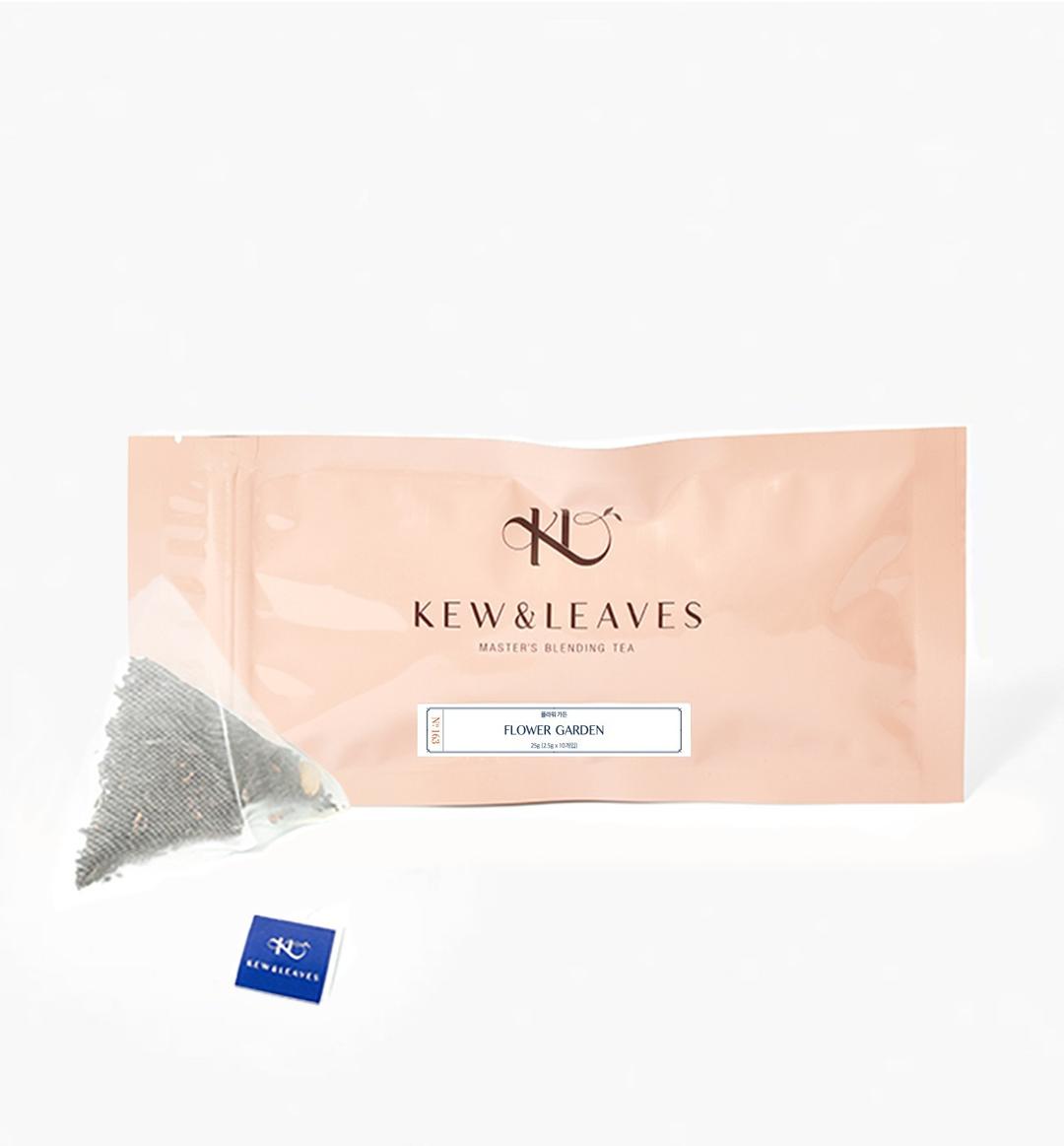 [No.163] 플라워 가든 티백 파우치 2.5g x 10개입