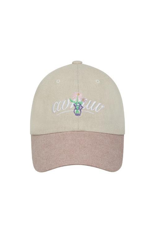 VASE BALL CAP (BEIGE/PINK)