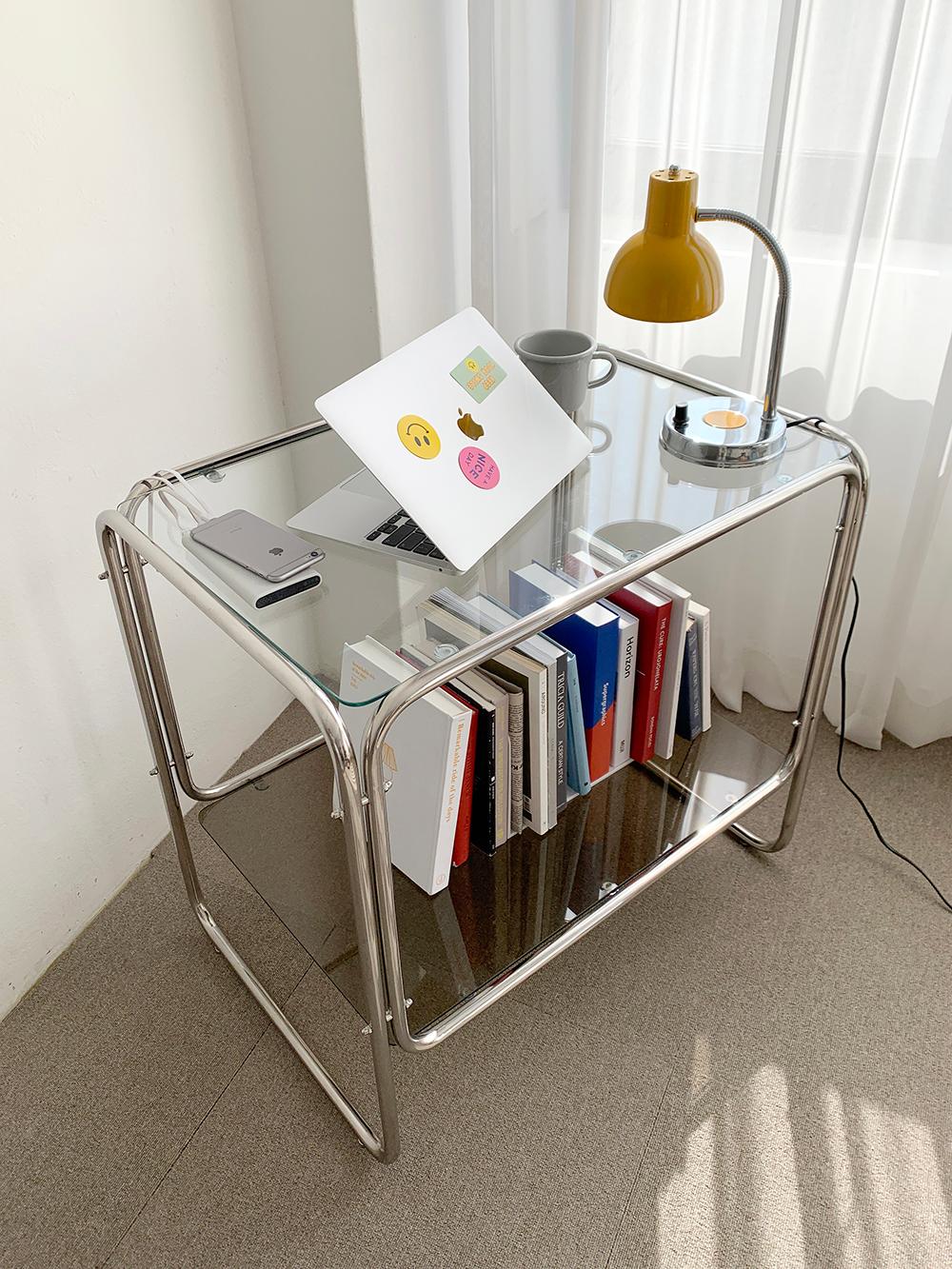 stainless 2tier table