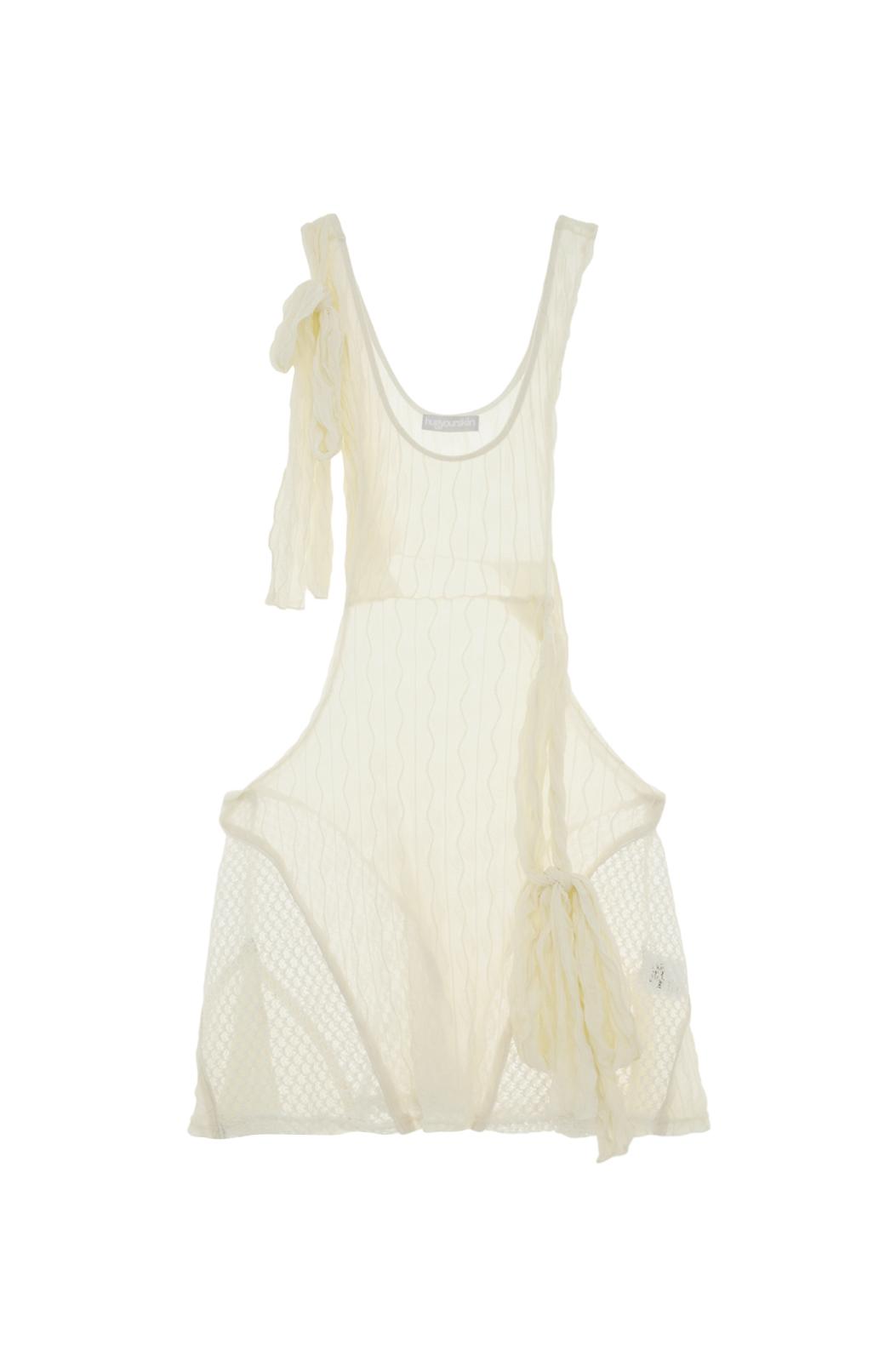 Strap mesh dress (Lemon)