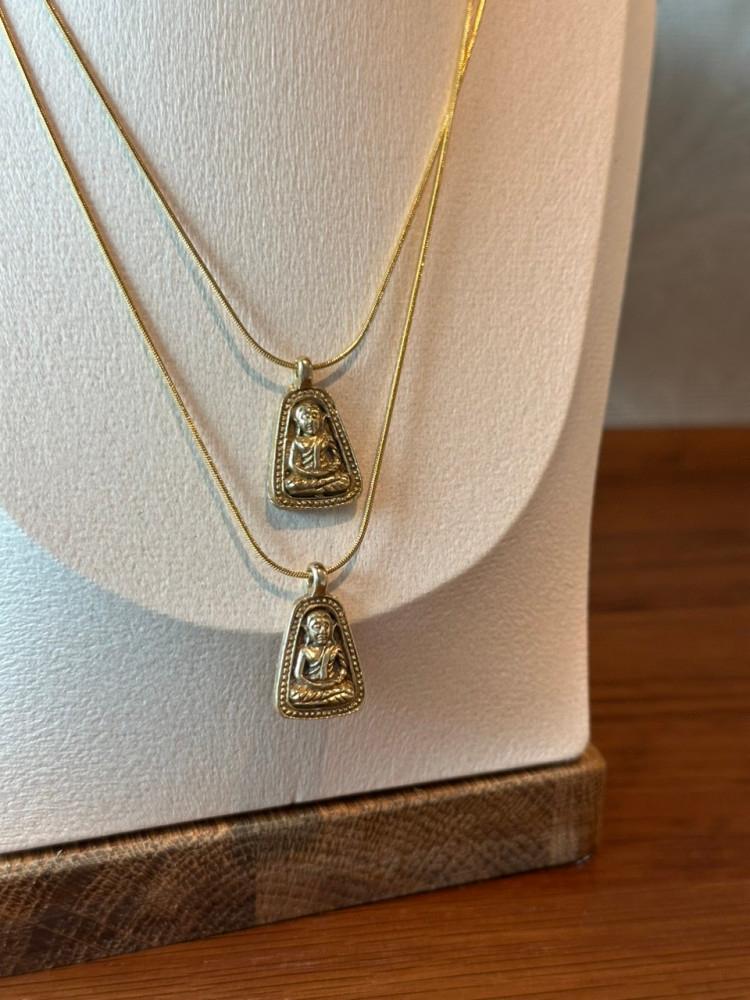 [태국] 명상하는 부처님 아뮬렛 - 마음의평화, 불교 목걸이, 부적 목걸이, 불교용품, 불교굿즈